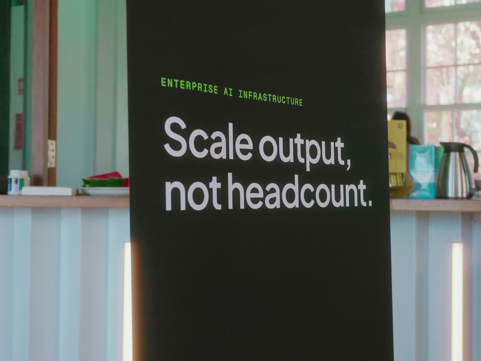 The Nexus Digital banner, scale output not headcount